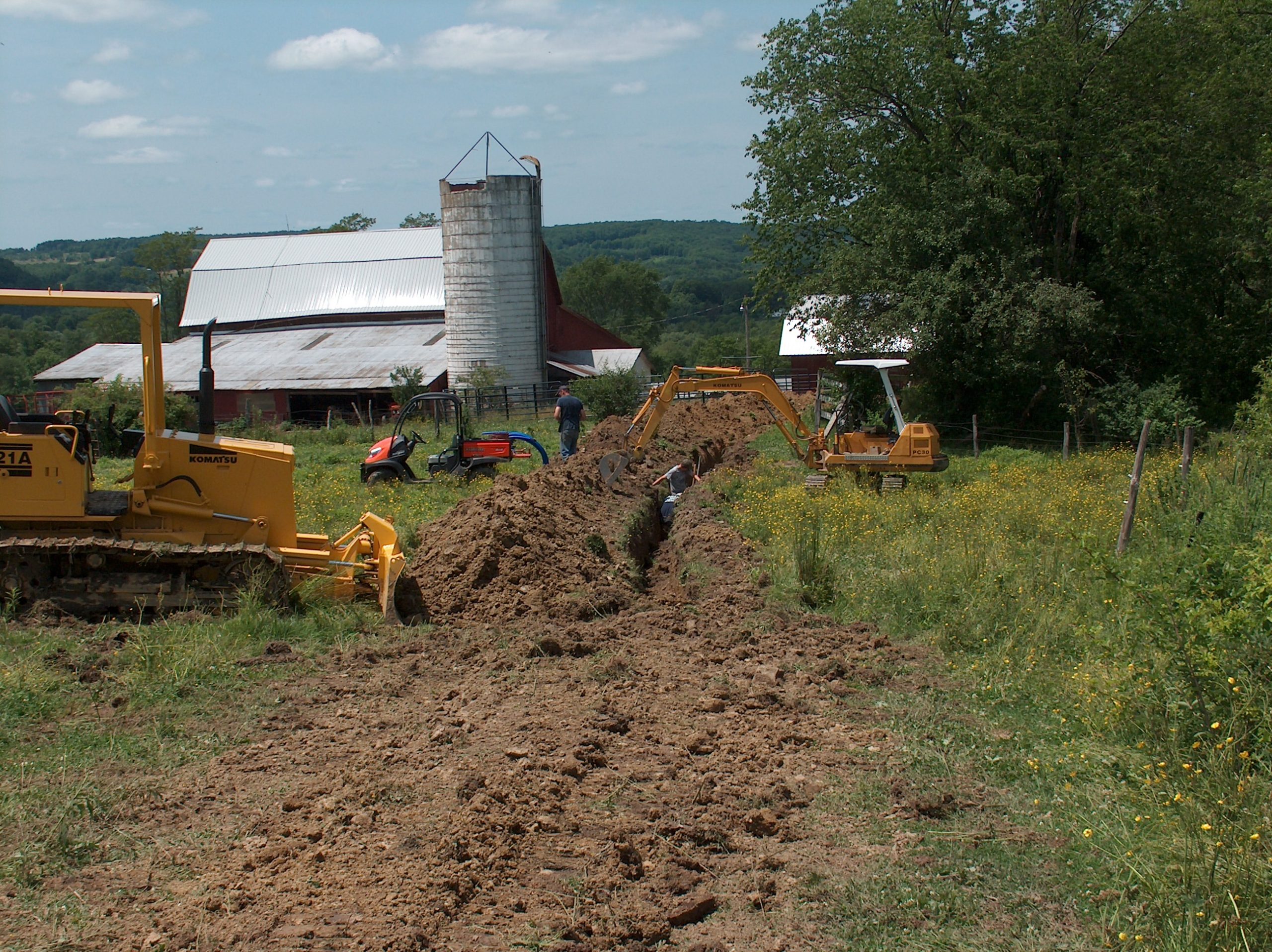 adams excavation and well drilling cuba ny